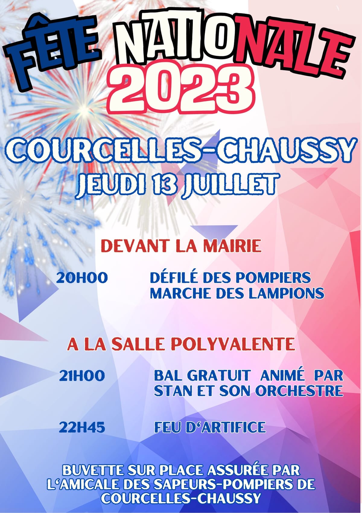 Fête Nationale à Courcelles Chaussy