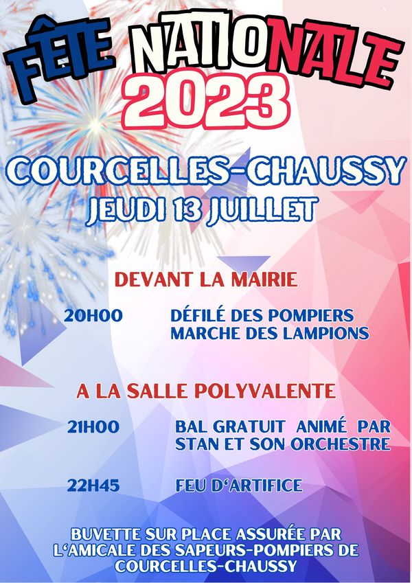 Fête Nationale à Courcelles Chaussy